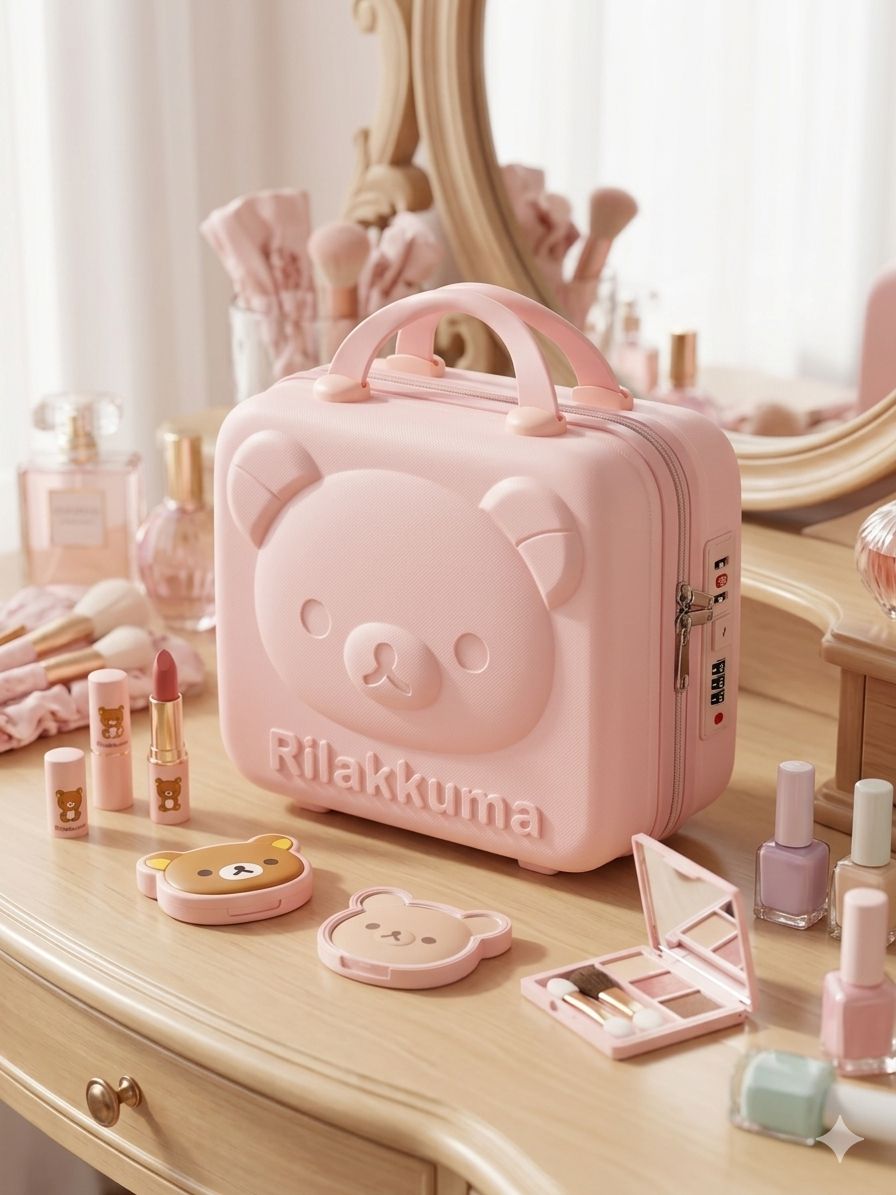 RAHA & CO. Teddy Charm Vanity - Petal pink