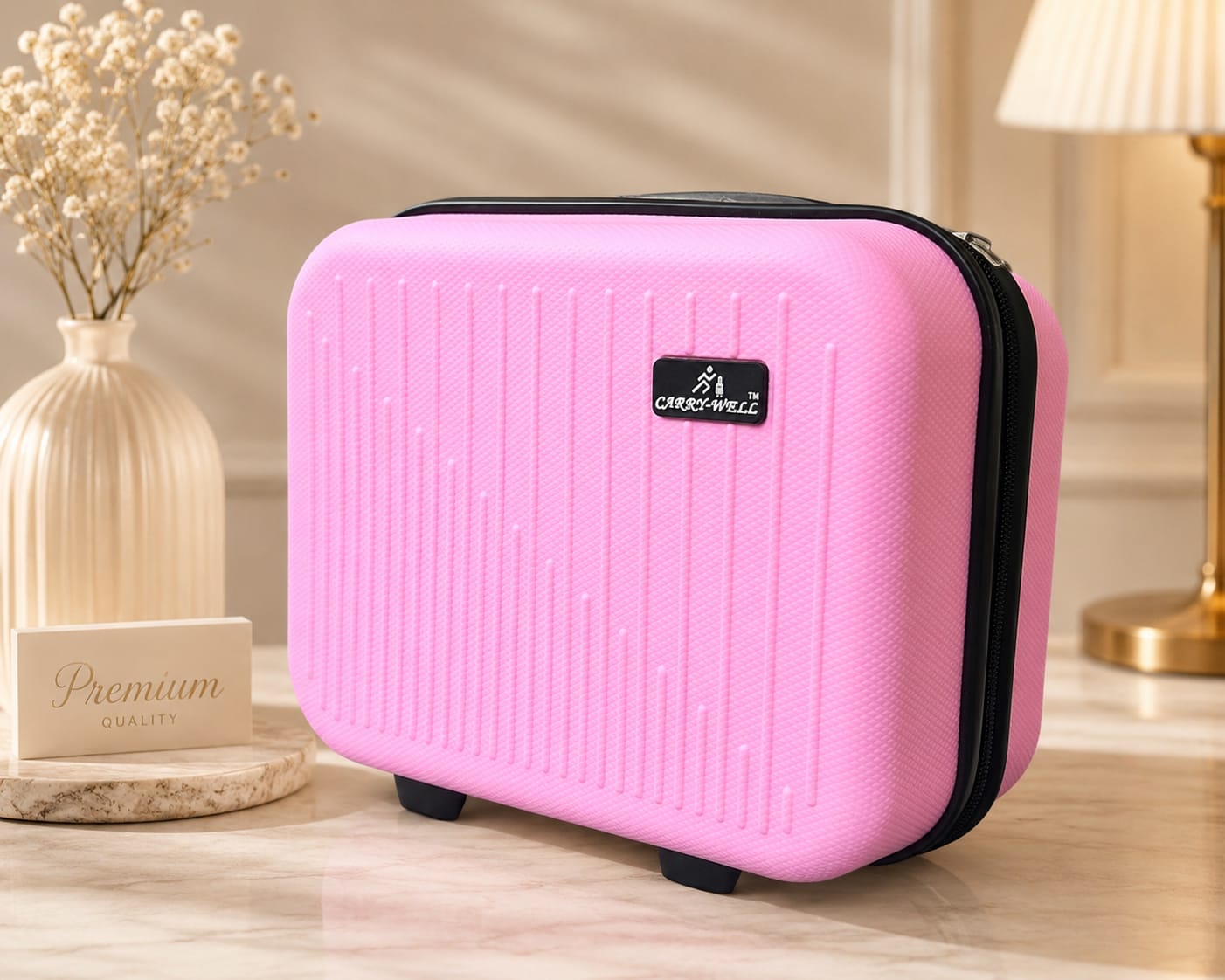 RAHA & CO. Blush Voyage Vanity- Blush Pink 